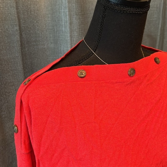Red Orange J. Crew Sweater - Picture 2 of 4